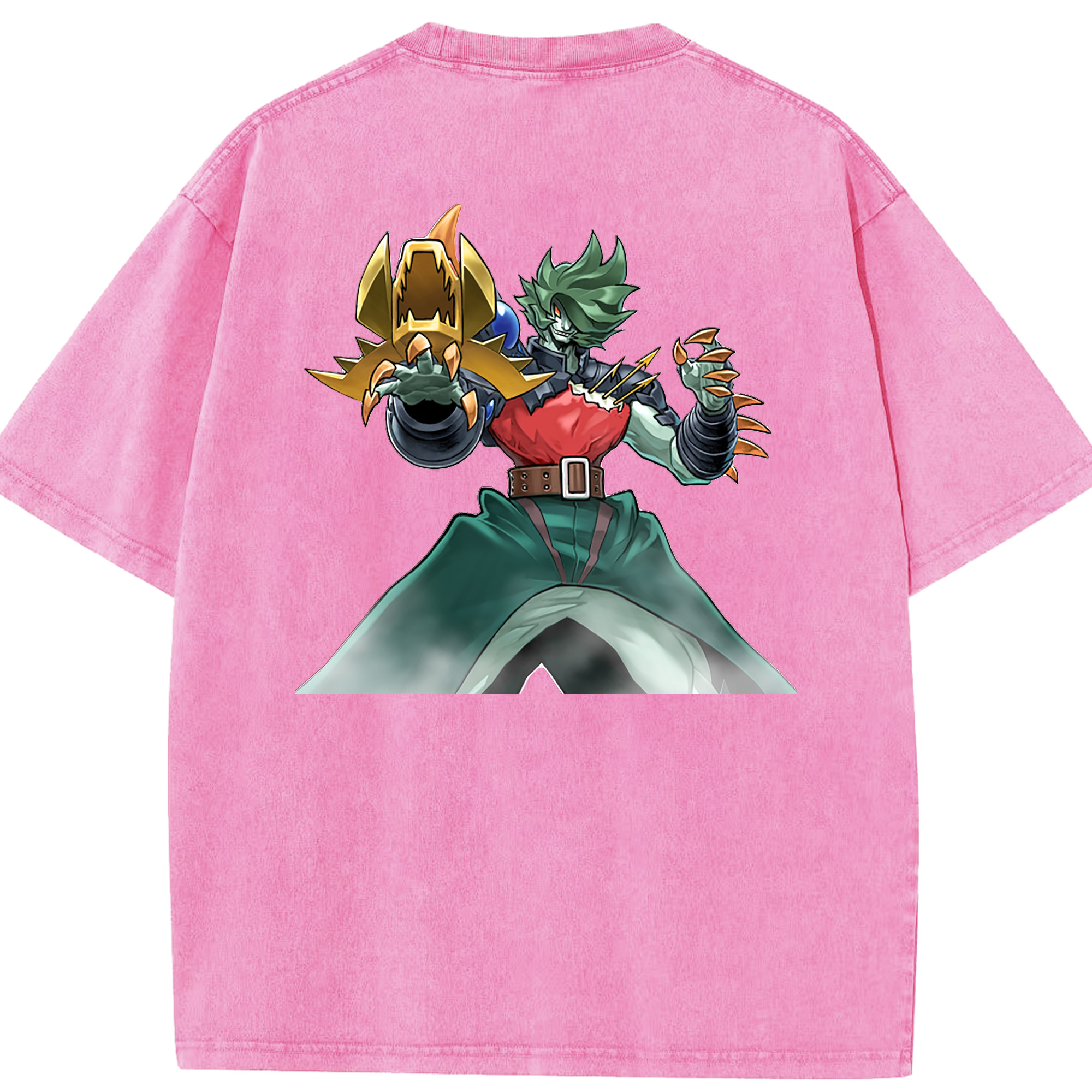 （画像用） 遊☆戯☆王 Yu-Gi-Oh! 綿100% ヴィンテージ風 半袖Tシャツ（背面プリント）